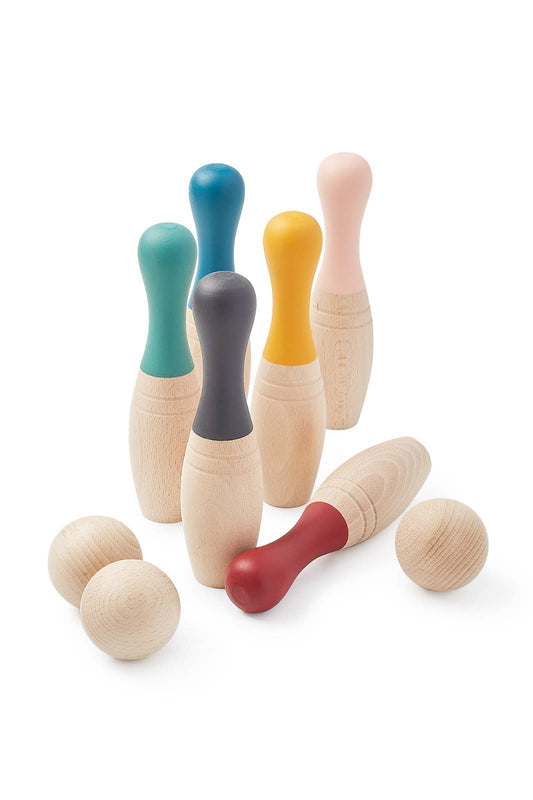 Houten bowlingset